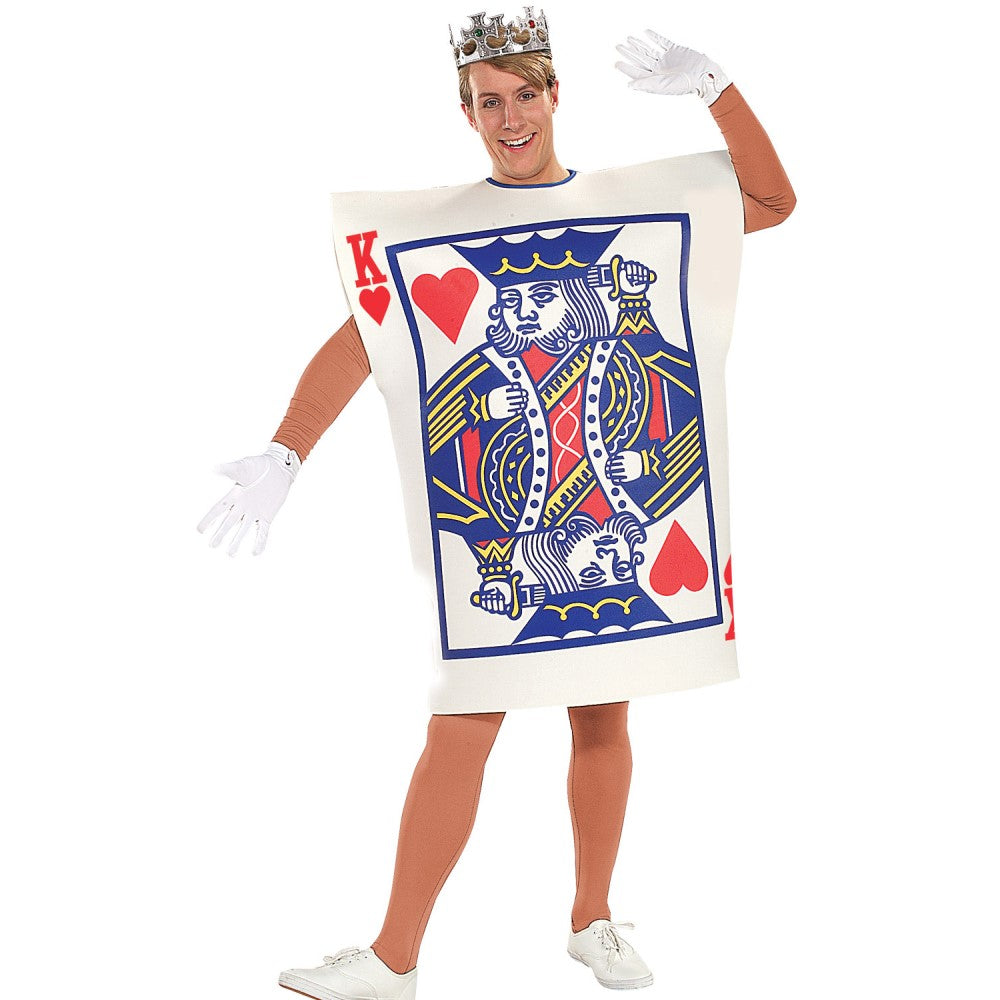 King Of Hearts Playing Card Men's Costumes Standard