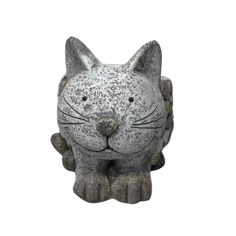 Kitten Planter with Hole & Plug 21cms