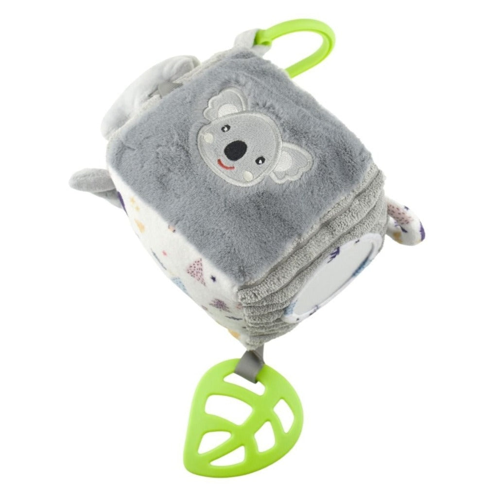 Koala Snuggle Soft Baby Sensory Cube Toy