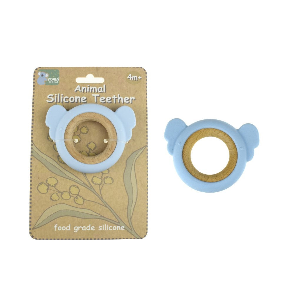 Koala Wooden Silicone Teether (Available in 2 Colors)