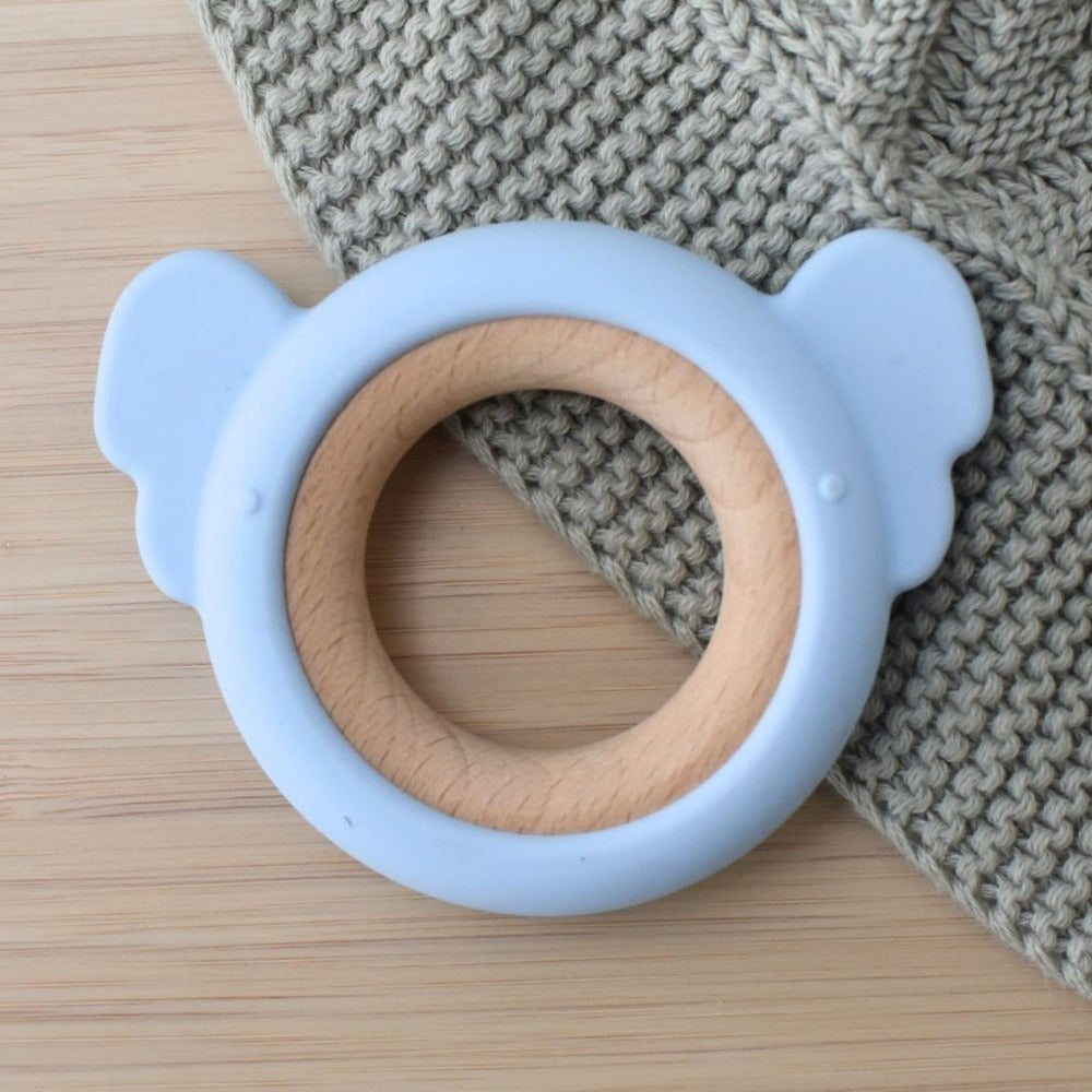 Koala Wooden Silicone Teether (Available in 2 Colors)