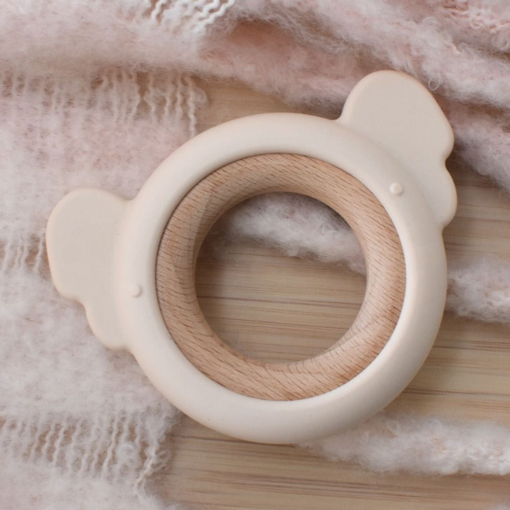 Koala Wooden Silicone Teether (Available in 2 Colors)