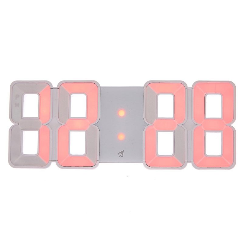 LED Elegant USB powered Table Clock - Available in 3 Colors