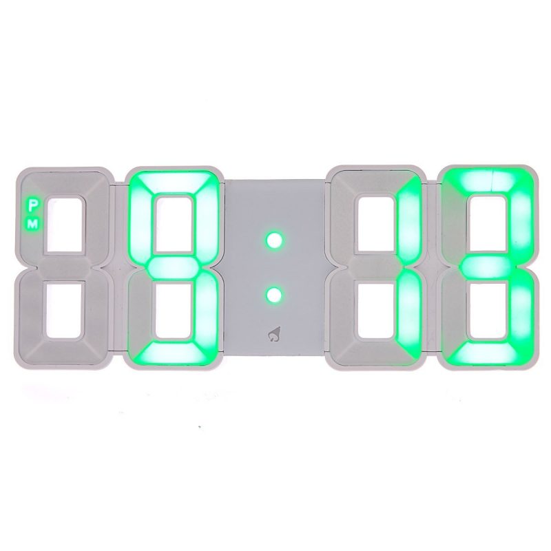 LED Elegant USB powered Table Clock - Available in 3 Colors