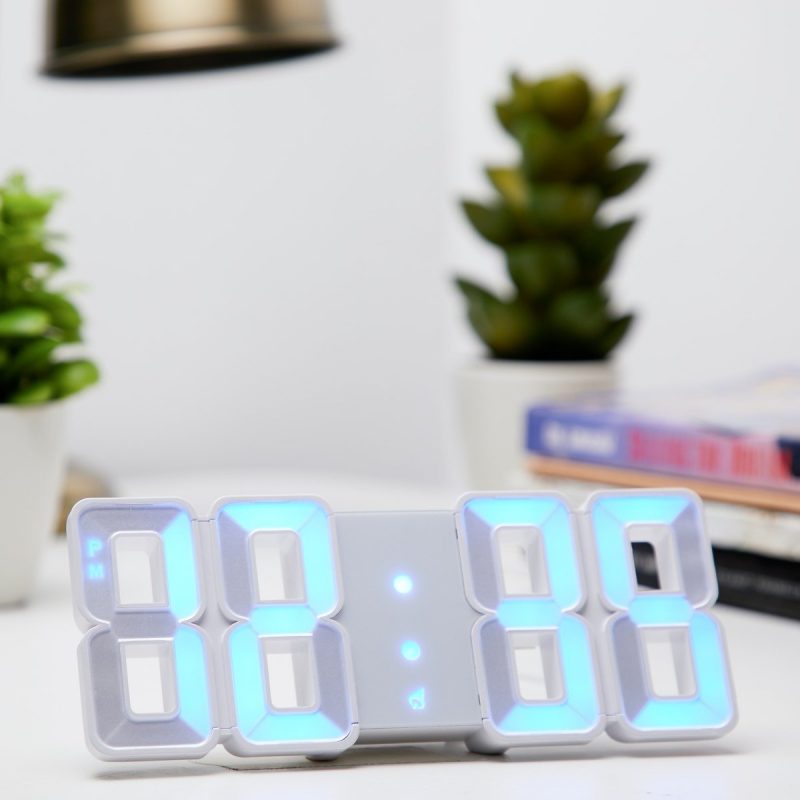 LED Elegant USB powered Table Clock - Available in 3 Colors