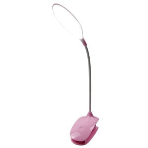 LED Portable Clamp Dimmer Lamp - Pink