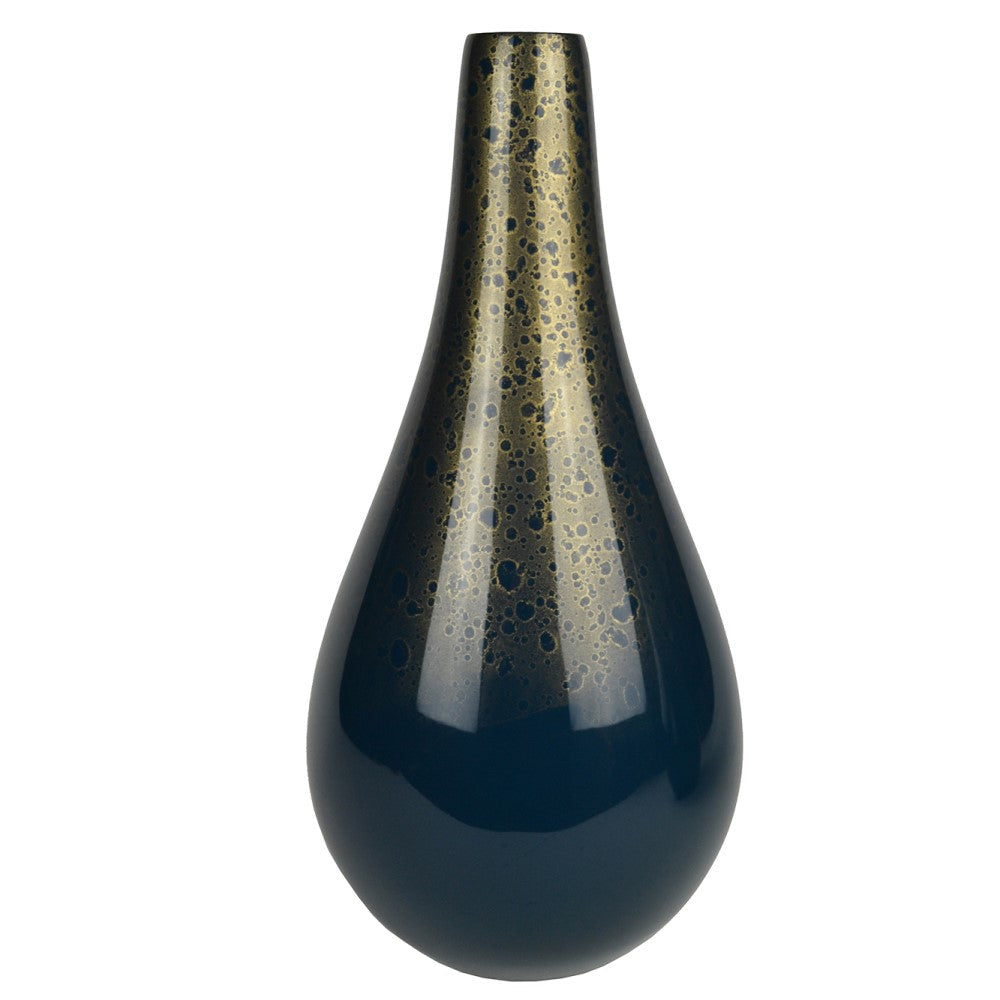 Lacquer Celestial Dance Unique Style Vase - Blue (Available in 2 Sizes)