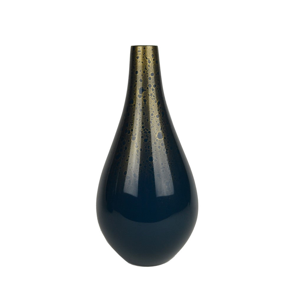 Lacquer Celestial Dance Unique Style Vase - Blue (Available in 2 Sizes)