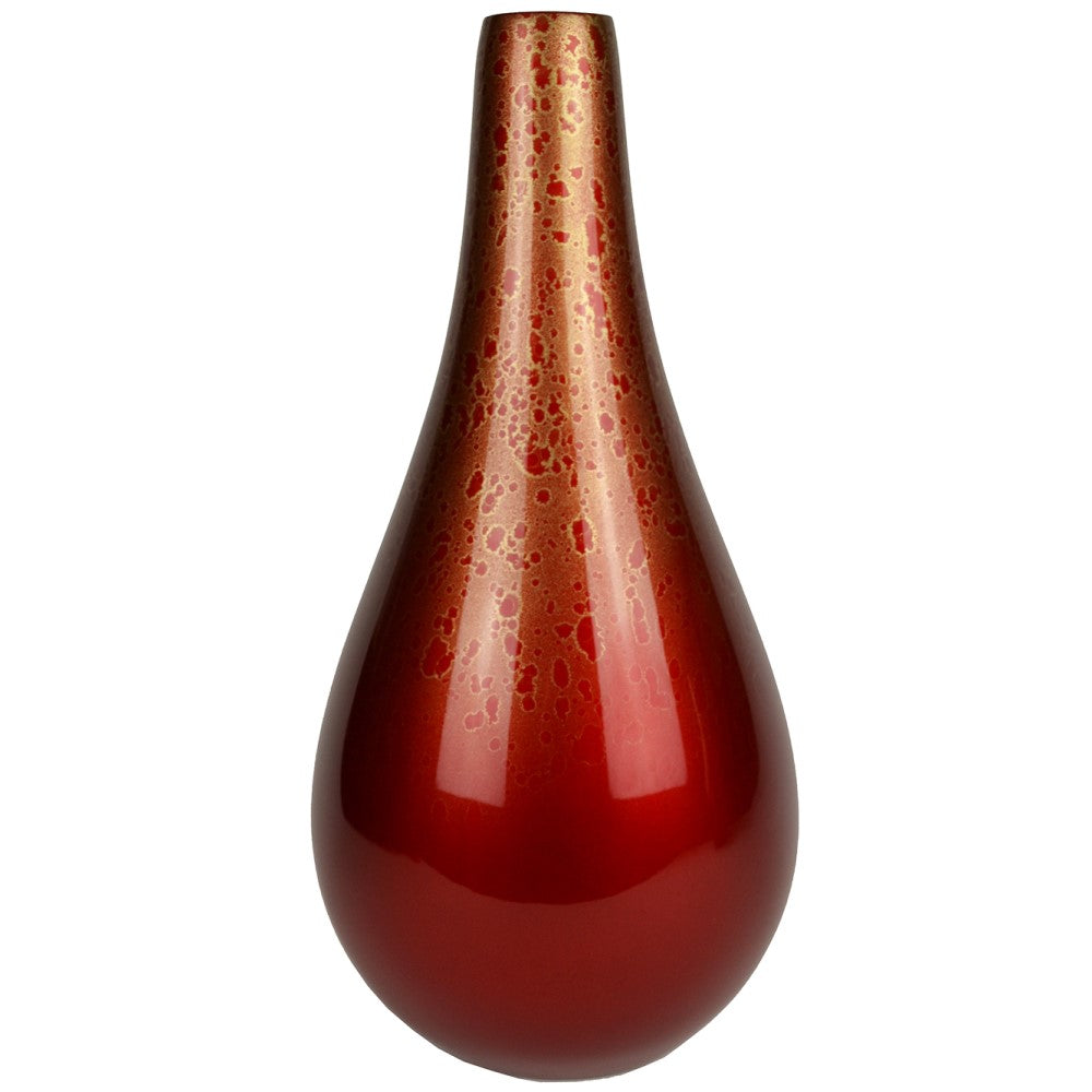 Lacquer Celestial Dance Unique Style Vase - Red (Available in 2 Sizes)