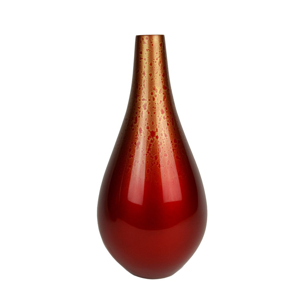 Lacquer Celestial Dance Unique Style Vase - Red (Available in 2 Sizes)