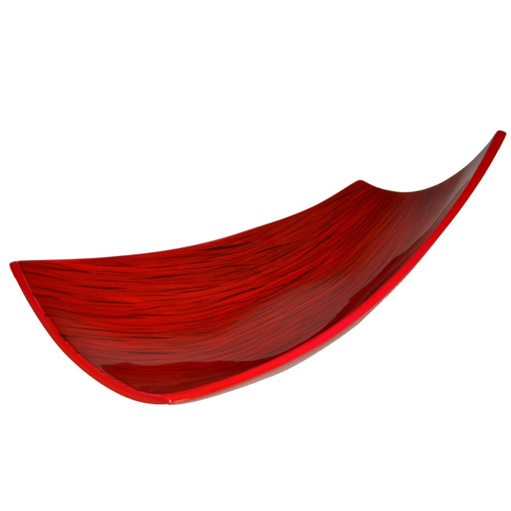 Lacquer Luminosity Unique Style Tray - Red (Available in 2 Sizes)