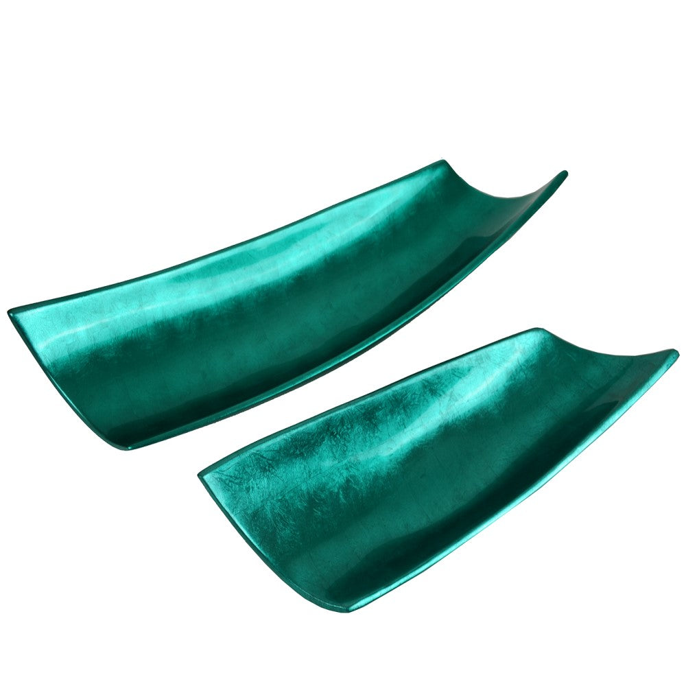 Lacquer Luminosity Unique Style Tray - Turquoise (Available in 2 Sizes)