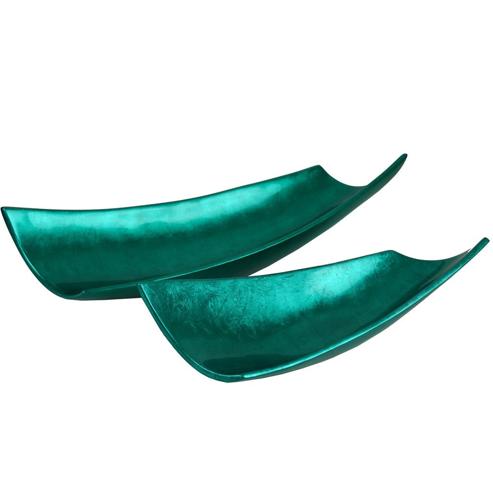 Lacquer Luminosity Unique Style Tray - Turquoise (Available in 2 Sizes)