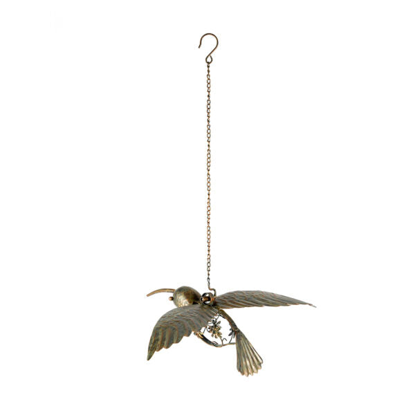 Large Metal Hanging Hummingbird