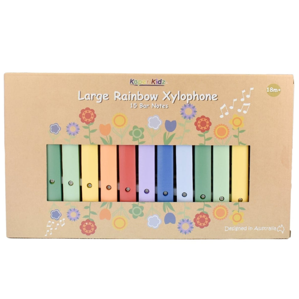 Large Rainbow Xylophone - 15-Bar Musical Delight