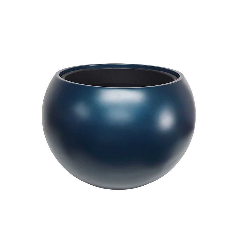 Large Round Majesty Plant Pot - Blue