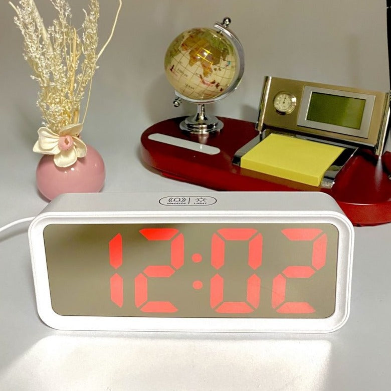 Large Screen LED Table Clock - Available in 3 Colors