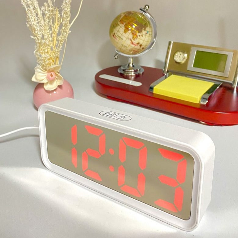 Large Screen LED Table Clock - Available in 3 Colors