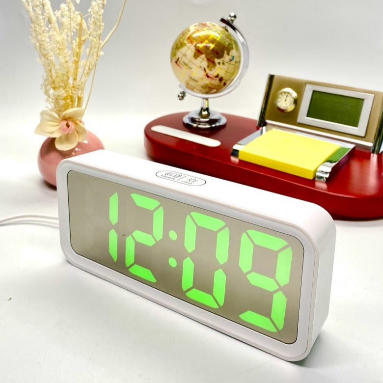 Large Screen LED Table Clock - Available in 3 Colors