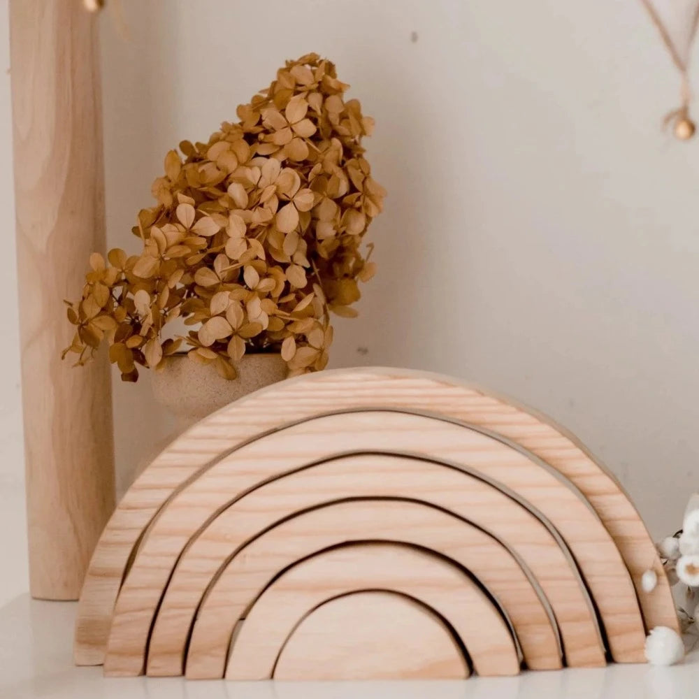 Large Wooden Natural Stacking Blocks