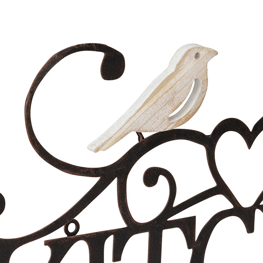 Laser-Cut Kitchen Love Birds Wall Art 47cms