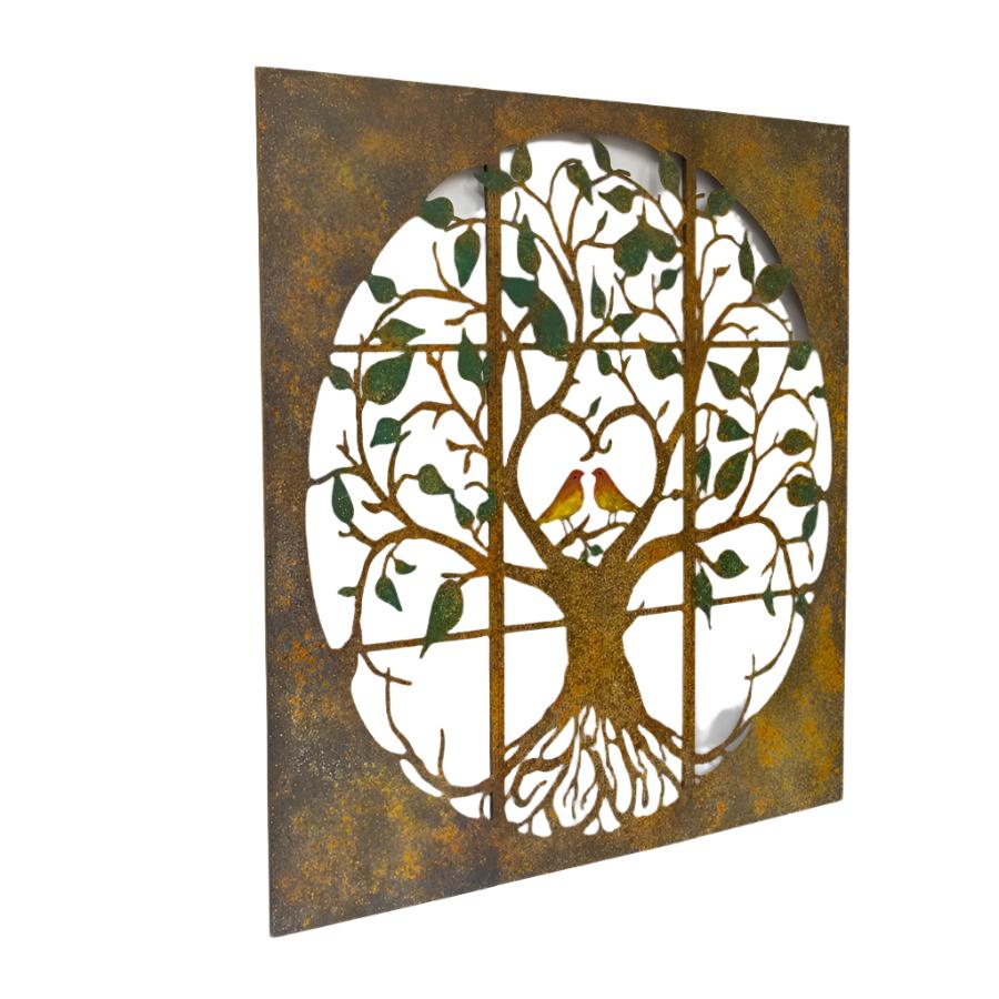 Laser-Cut Tree-of-Life 3-Piece Wall Art 90cms