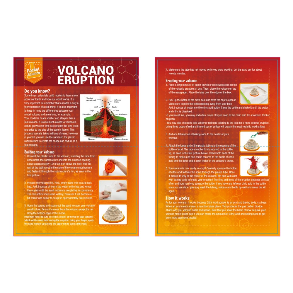 Mini Volcano Eruption Science Kit