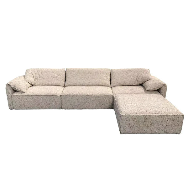 Layla Middle Piece Seat Modular Sofa - White