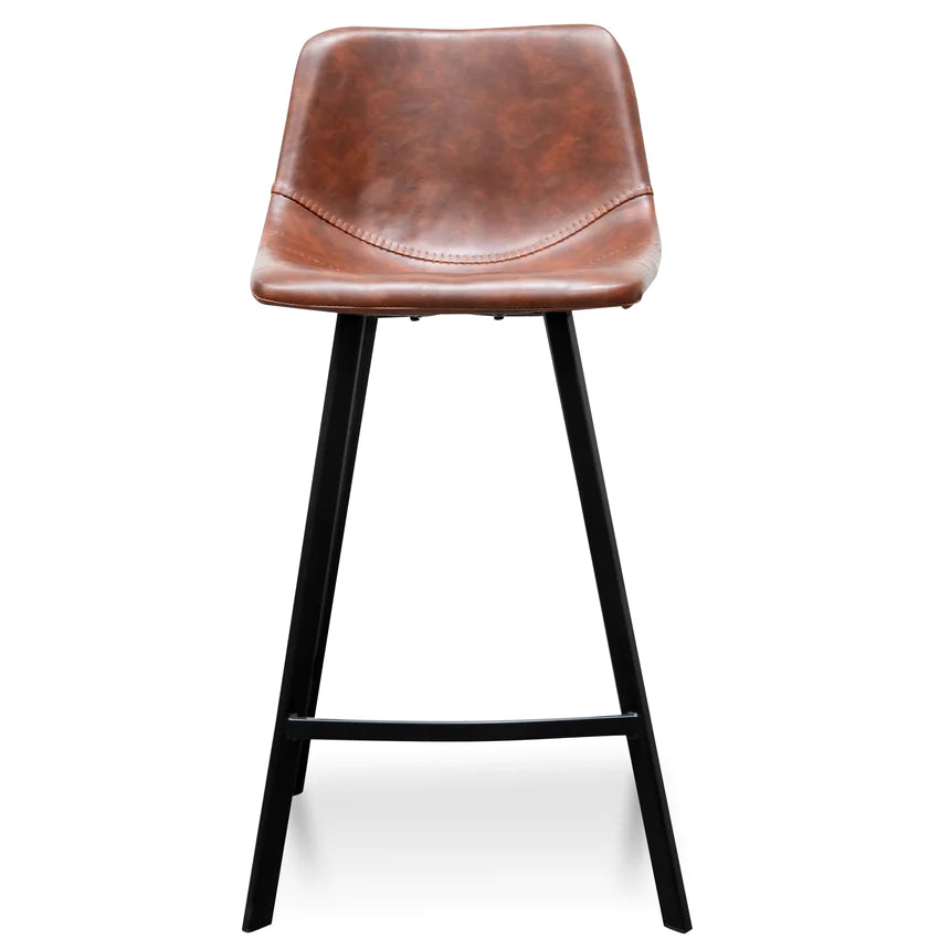 Leather Haven Bar Chair Stool (Set of 2)