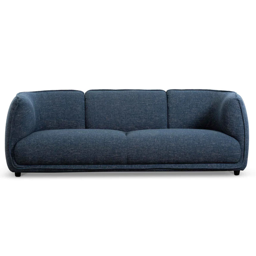 Leisure Luxe 3-Seater Comfy Sofa - Dark Blue