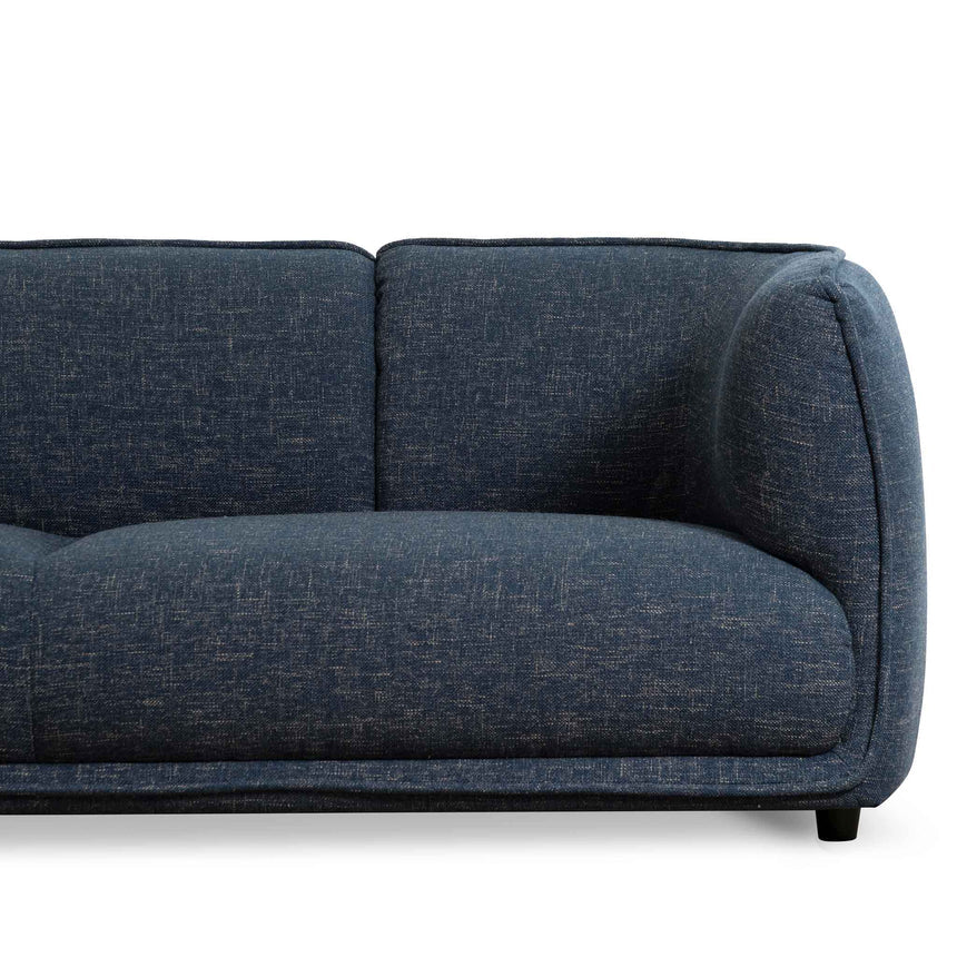 Leisure Luxe 3-Seater Comfy Sofa - Dark Blue