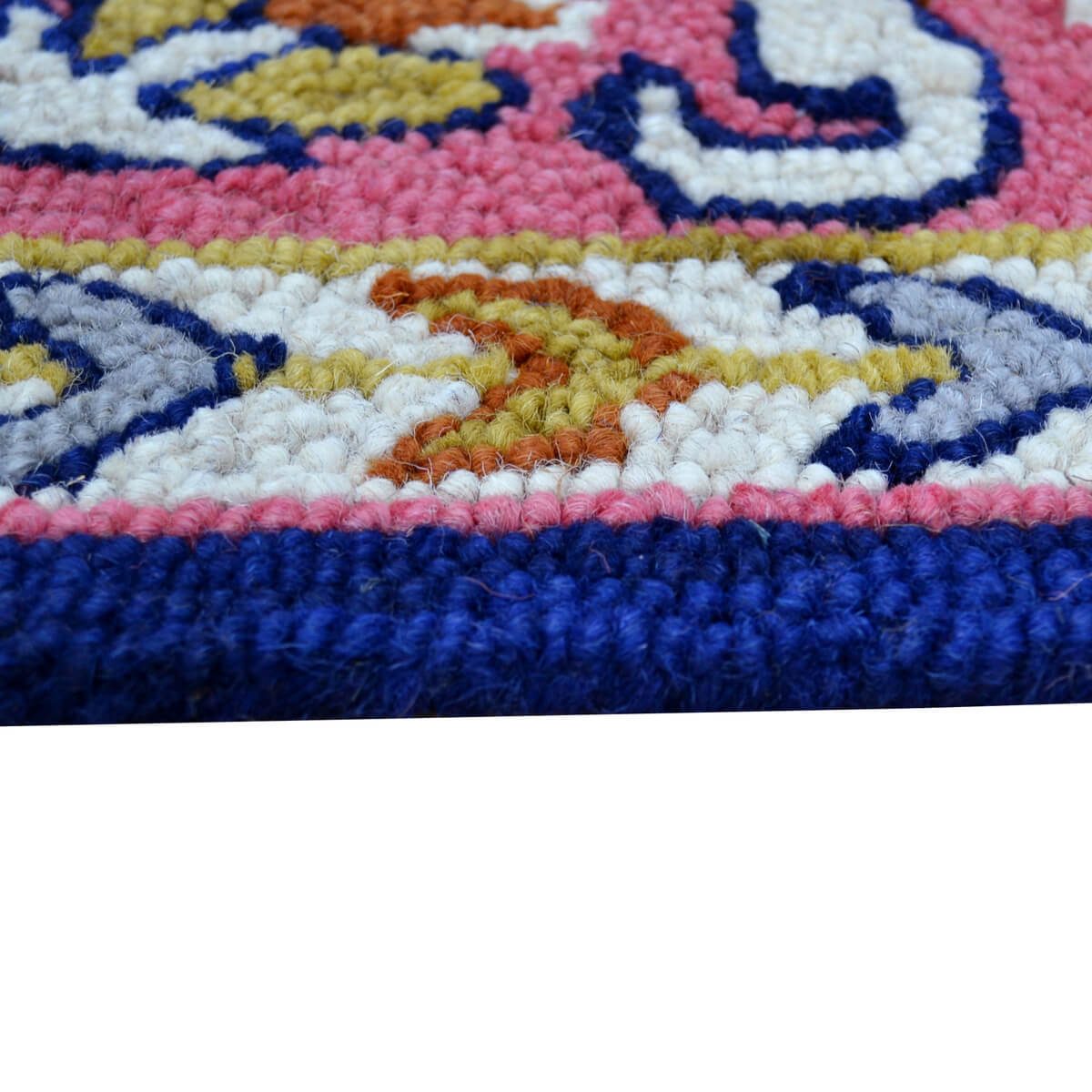 Leland Handmade Woolen Rug - Navy (Available in 3 Sizes)