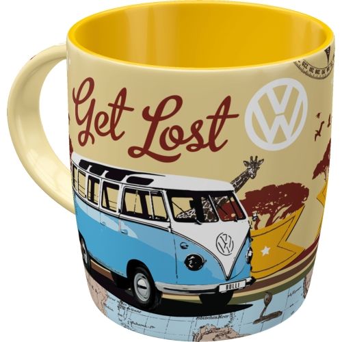 "Let's Get Lost" Ceramic Coffee Mug