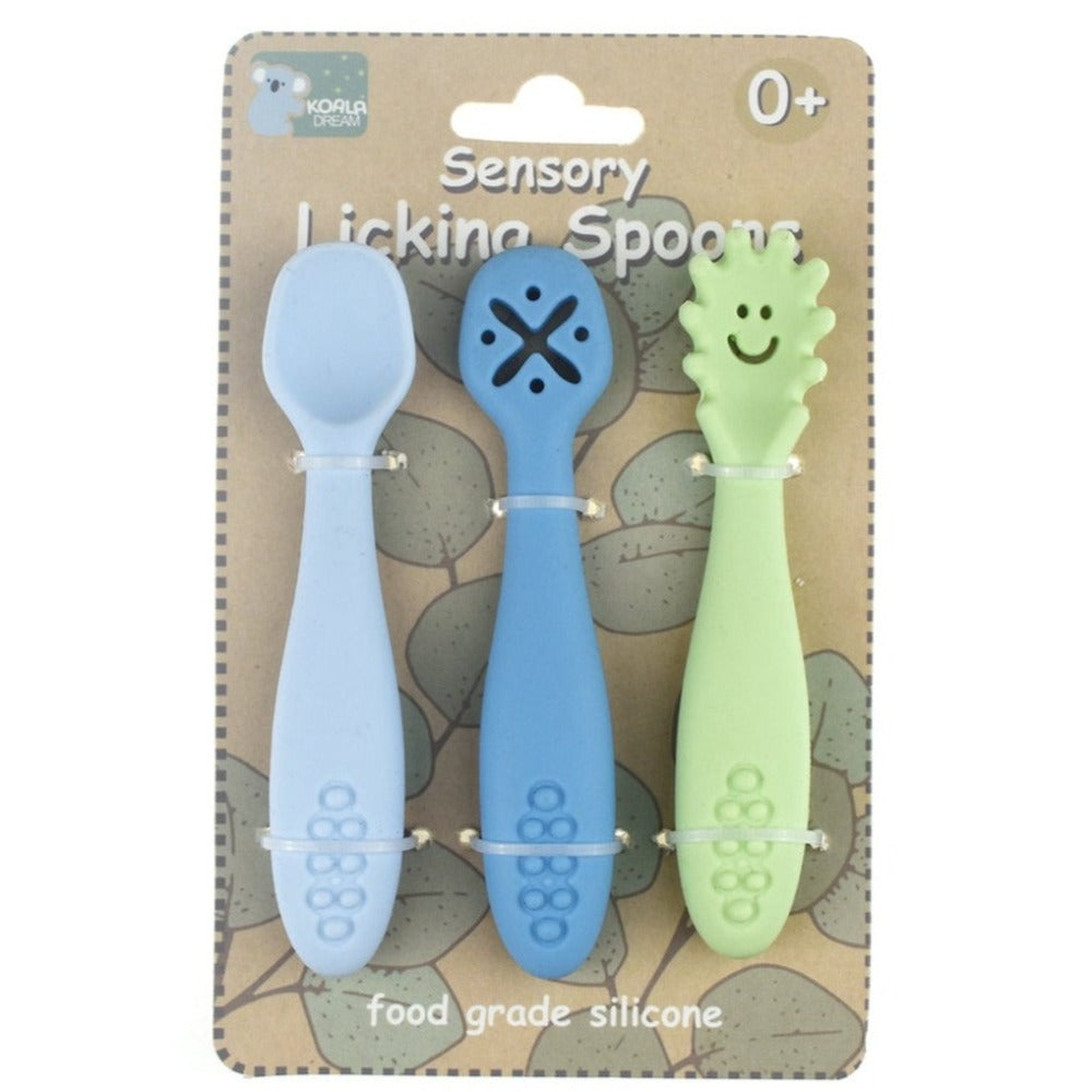 Lick Sensory Silicone Spoons - Set of 3