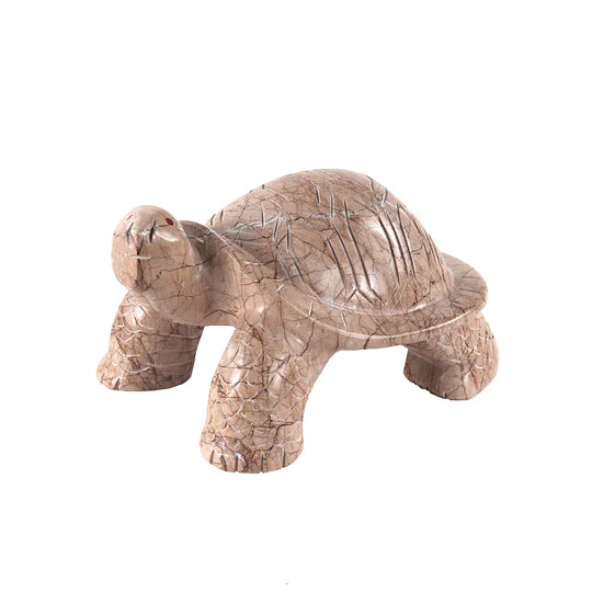 Lifelike Marble Turtle Figurine 20cms - Available in 3 Colors