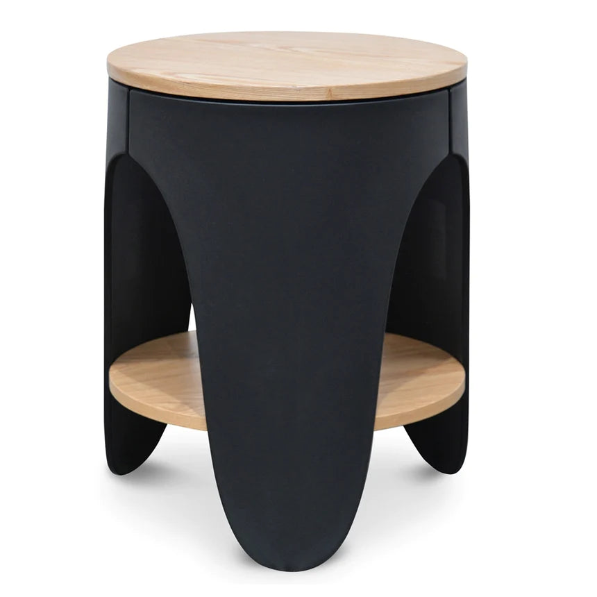 Lilliputian Luxe Side Table 40cms - Natural & Black