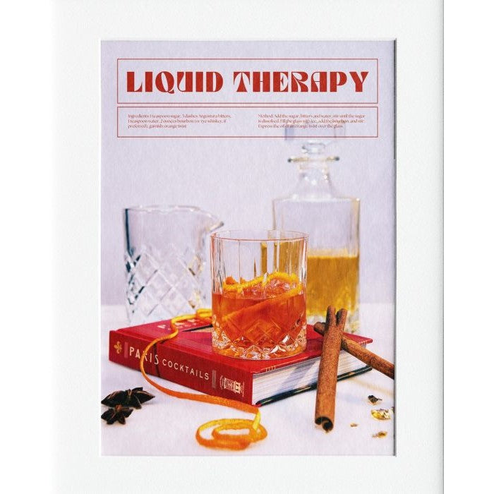 Liquid Therapy Mounted Print Wall Decor - 40x50cms