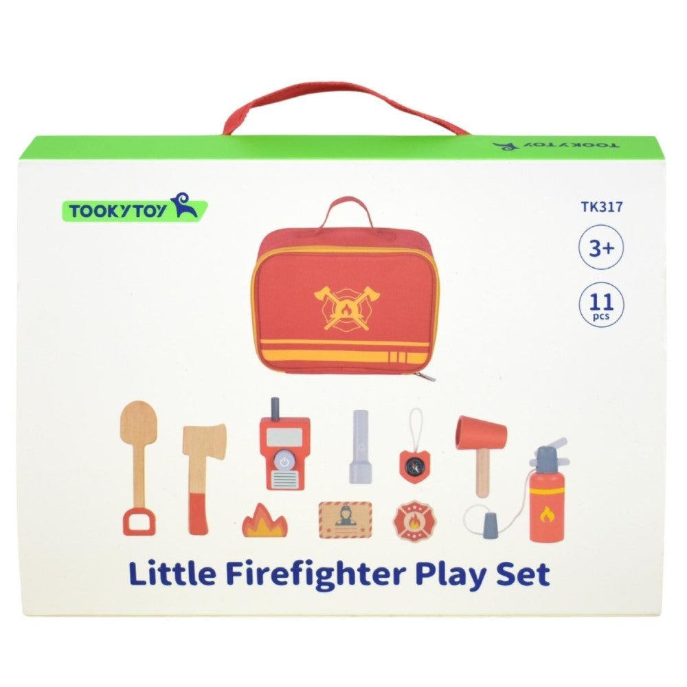 Little Firefighter Playset In Carry Bag