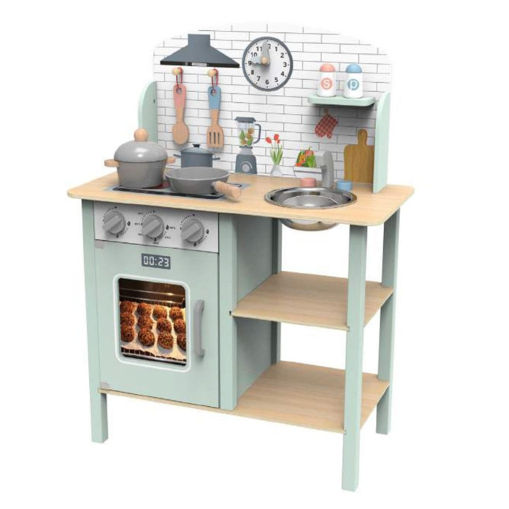 Little Joy Wooden Play Mini Kitchen - 10 Pcs