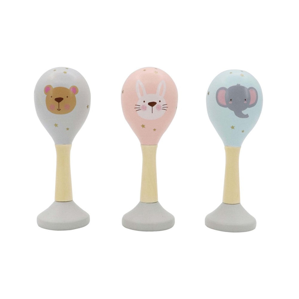 Little Melody Makers – Baby Animal Maracas - Set of 3