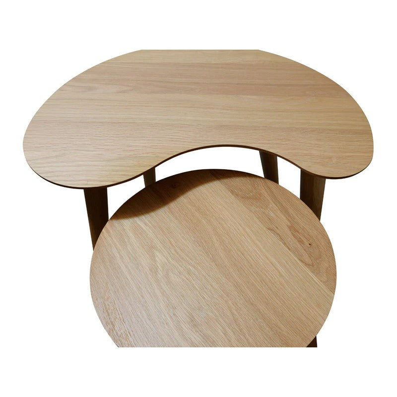 Little Wooden Side Table - Set of 2