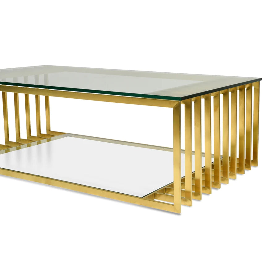 Live-Edge Steel Coffee Table 130cms