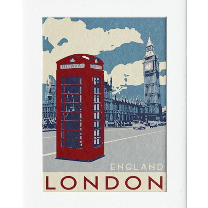 London Tower Mounted Print Wall Decor - 40x50cms