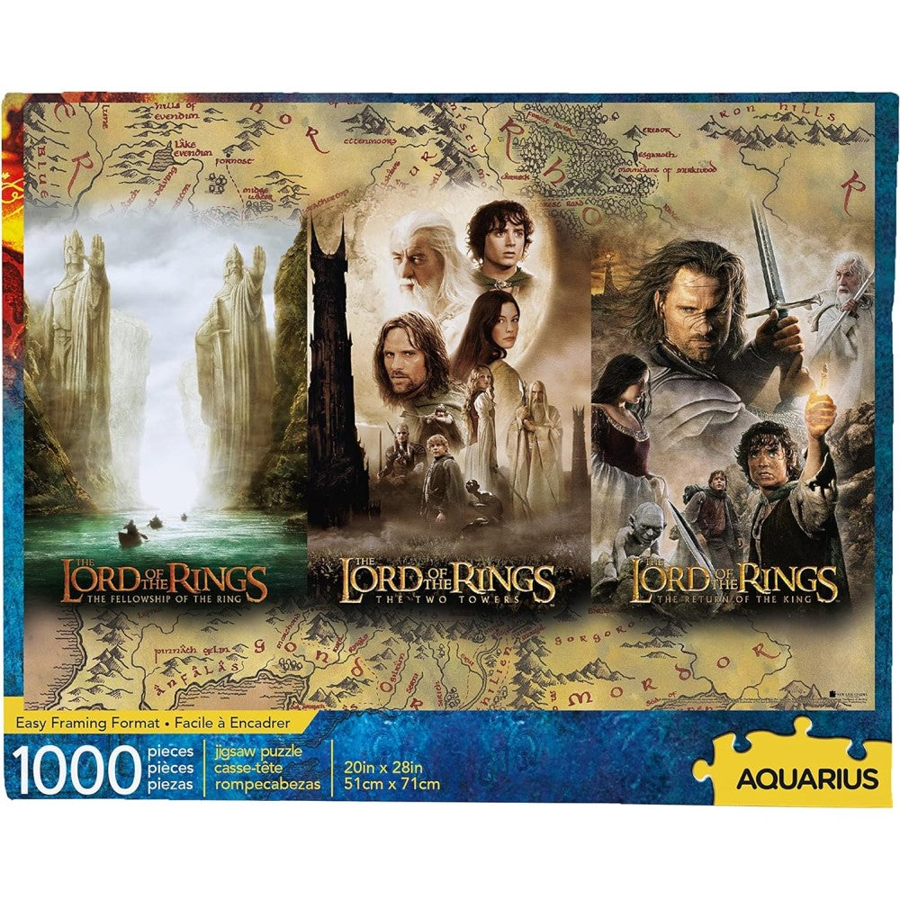 Lord Of The Rings - Triptych 1000 Piece Jigsaw Puzzle