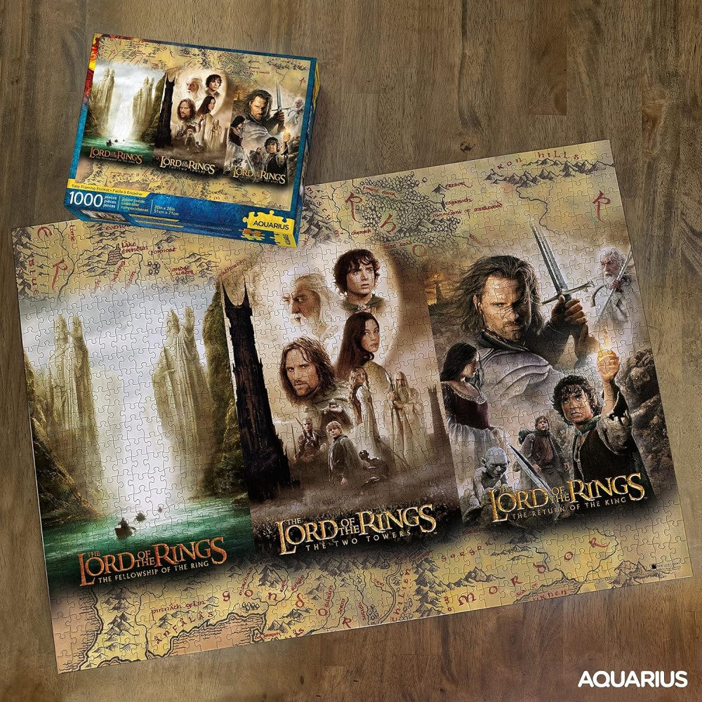 Lord Of The Rings - Triptych 1000 Piece Jigsaw Puzzle