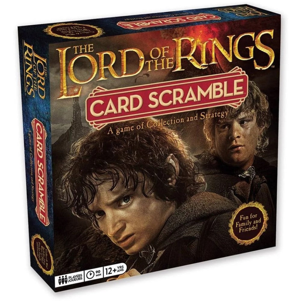 Lord Of The Rings Card Scramble Board Game