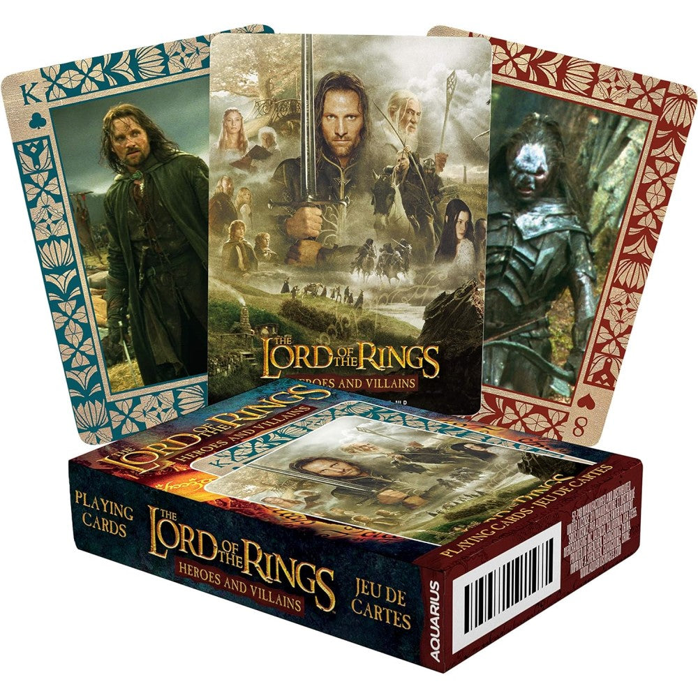 Lord of The Rings - Heroes And Villains Playing Cards