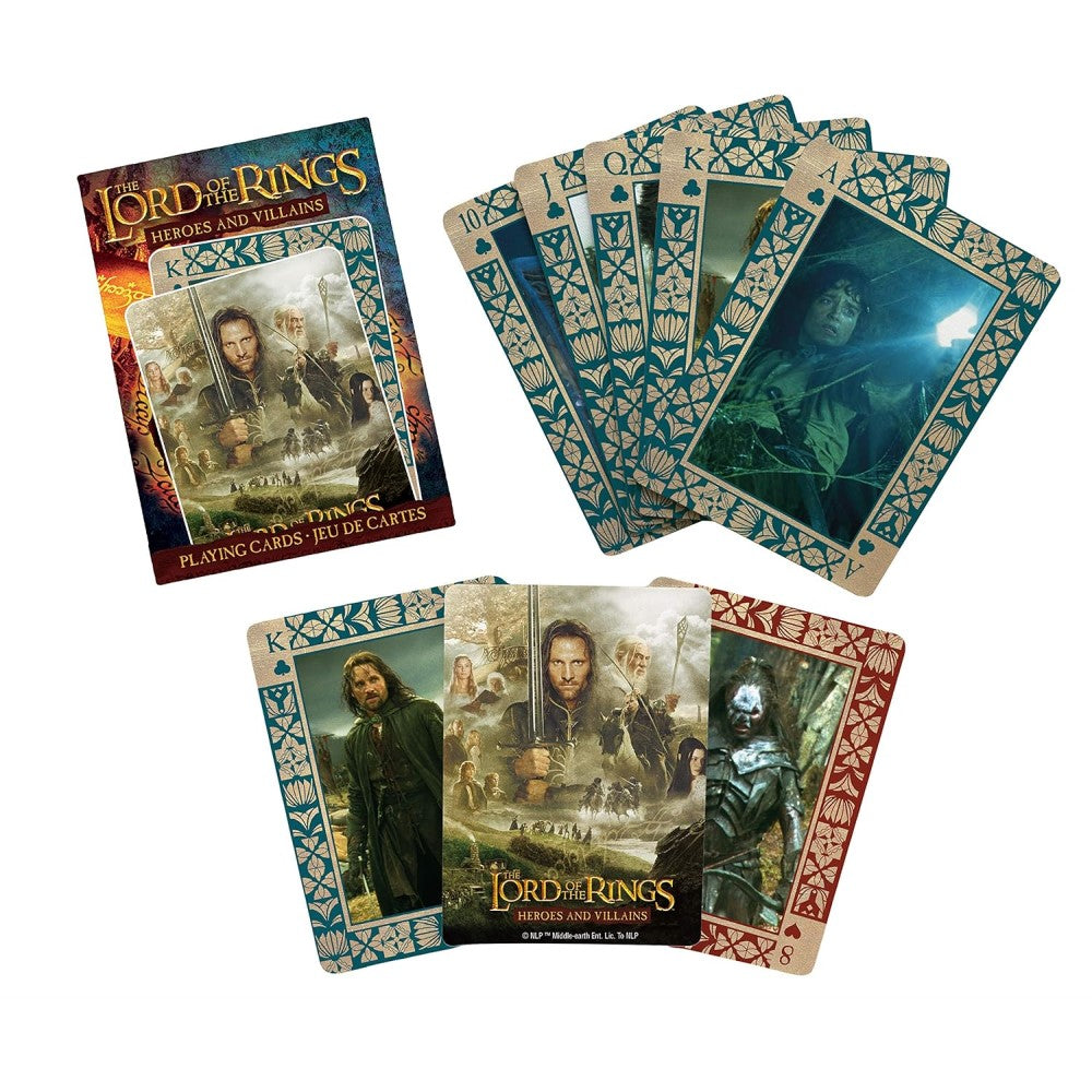 Lord of The Rings - Heroes And Villains Playing Cards