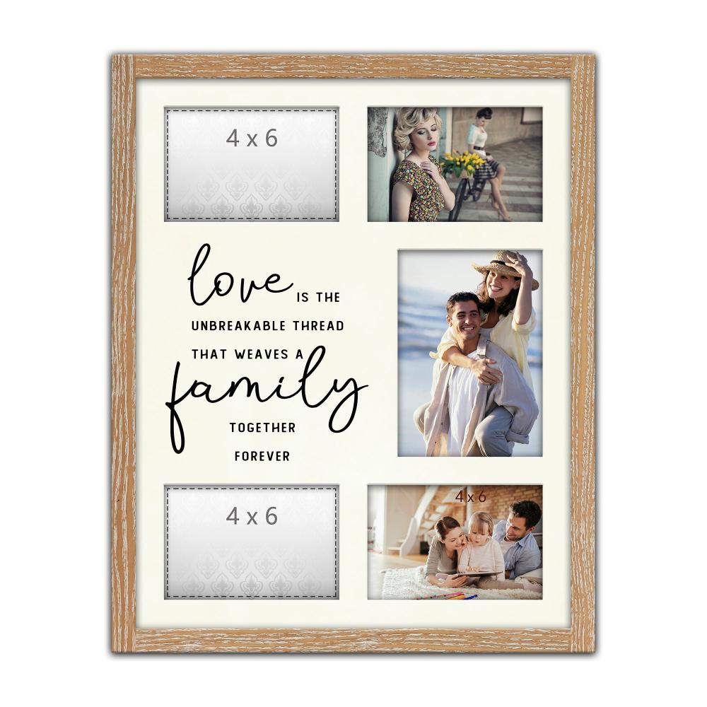 Love is Family’ Wall Hanging Photo Gallery Collage - 40x2x49.5cms