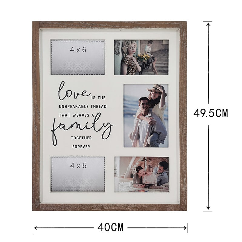 Love is Family’ Wall Hanging Photo Gallery Collage - 40x2x49.5cms